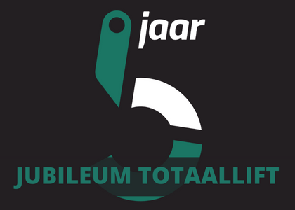 5 jaar jubileum logo totaallift