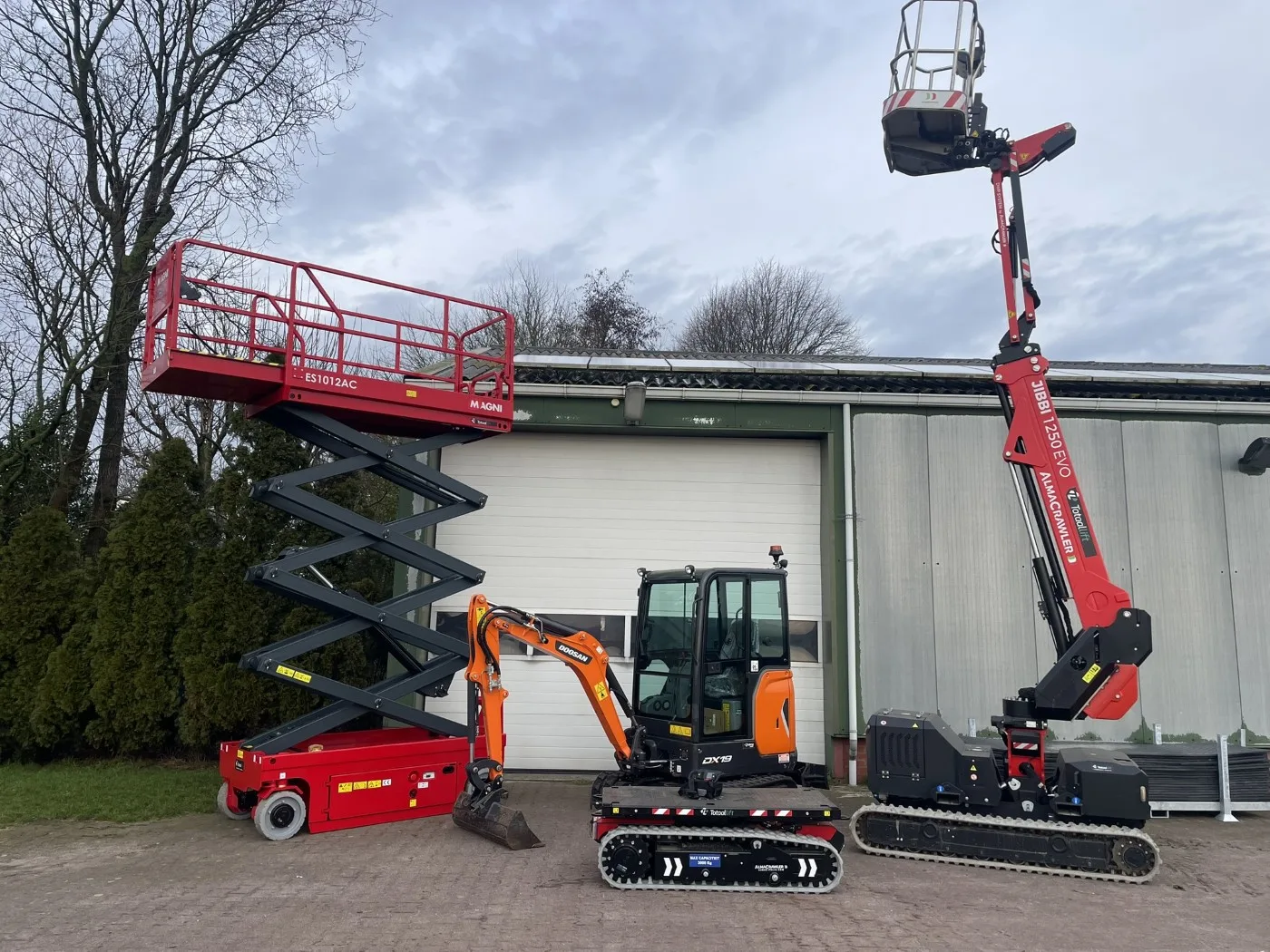 Vier Nieuwe Machines voor RS Verhuur!