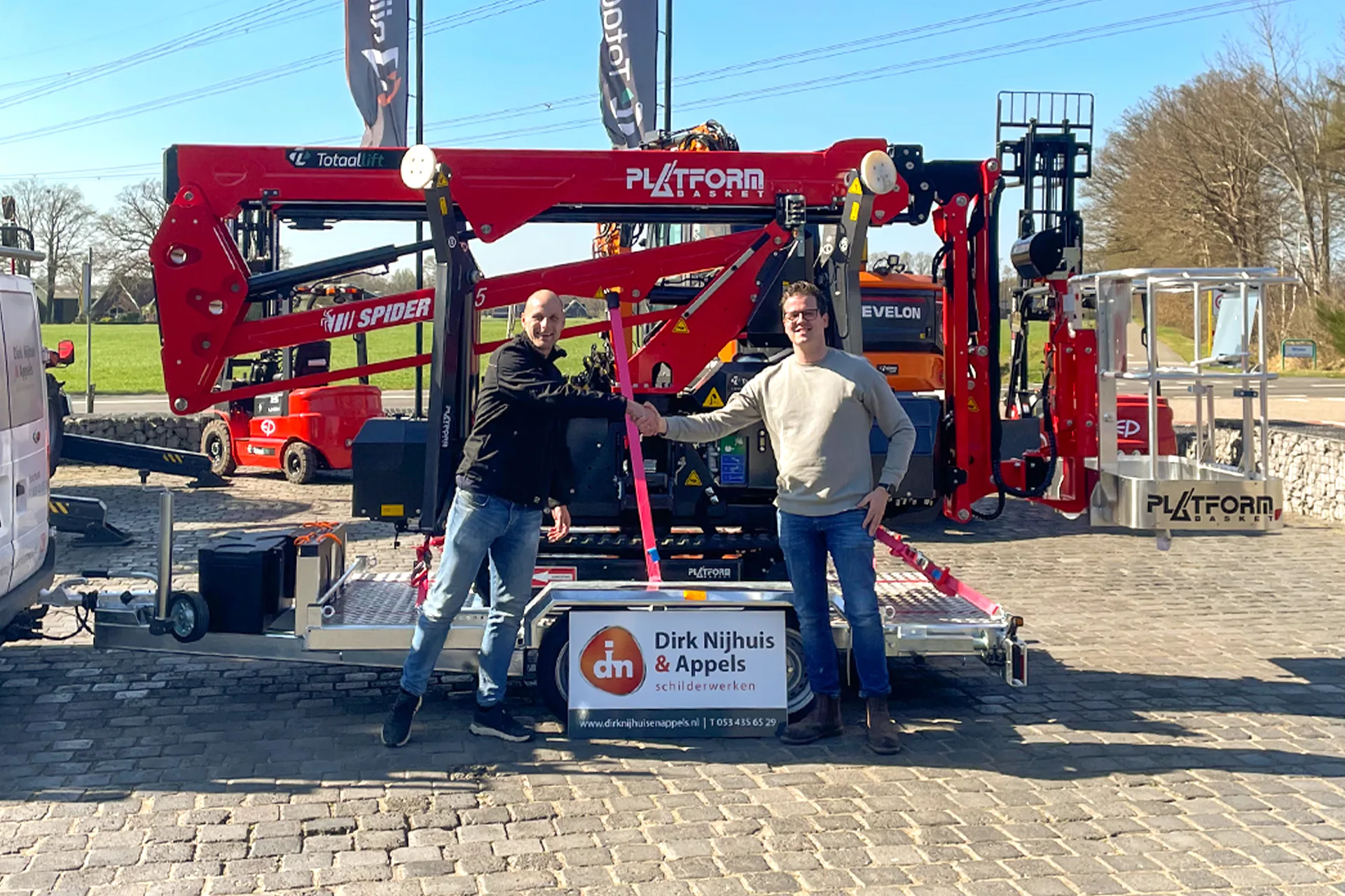 Nieuwe spinhoogwerker voor Dirk Nijhuis & Appels Schilderwerken