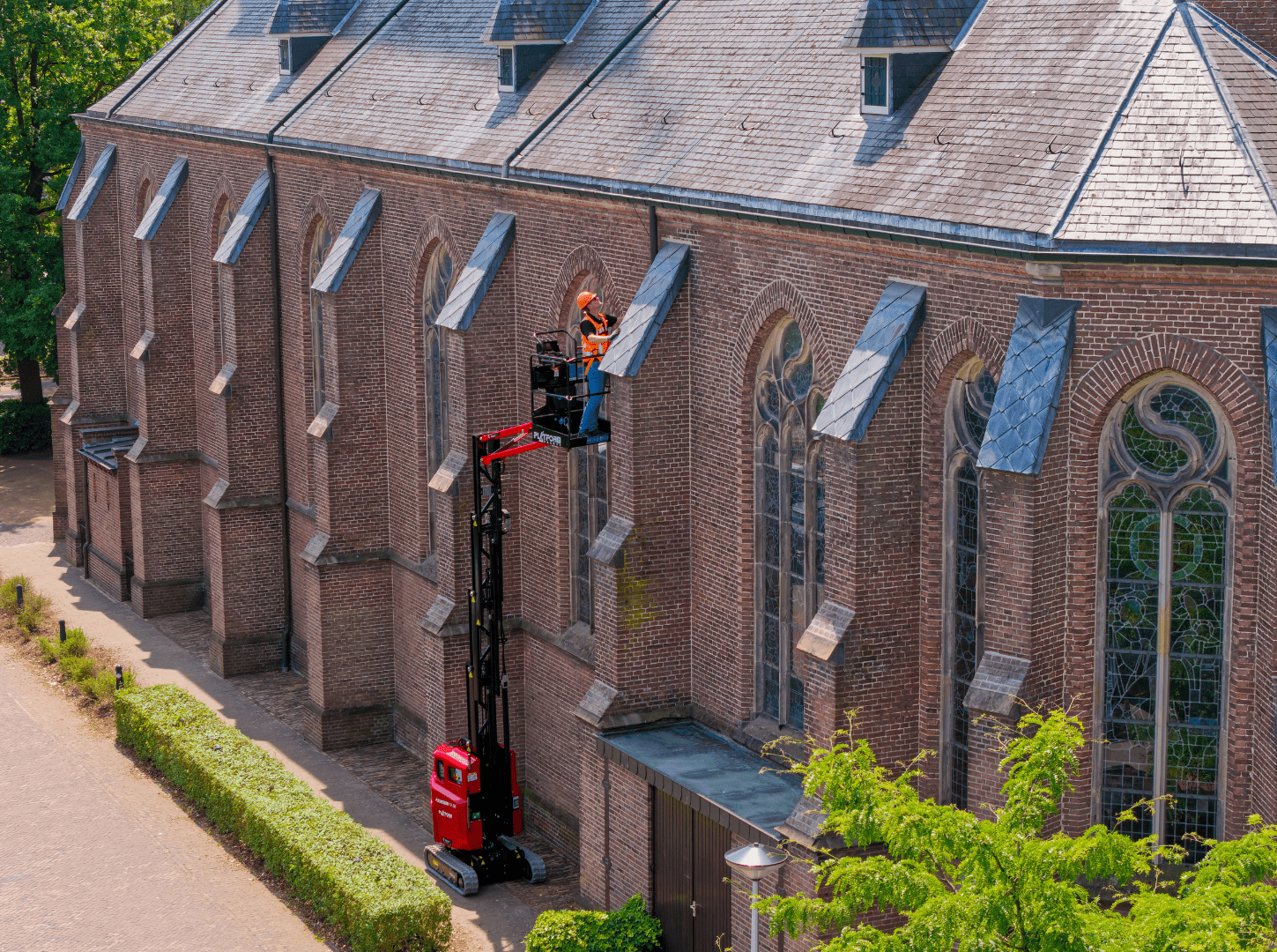 toepassing van de masthoogwerker