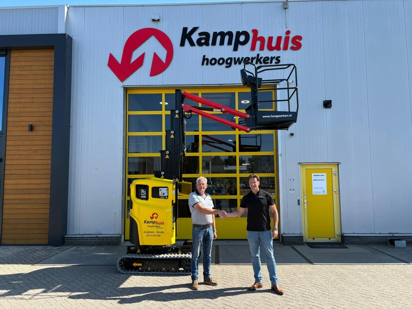 Primeur voor Kamphuis Hoogwerkers met de Heron 10 SB