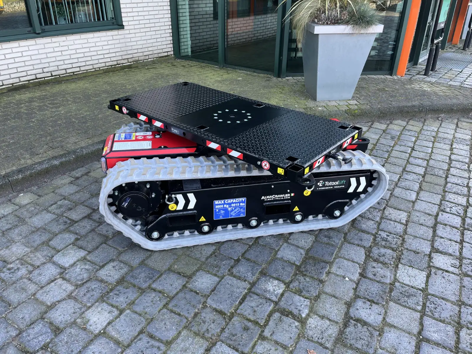 draaibaar laadplatform op multiloader