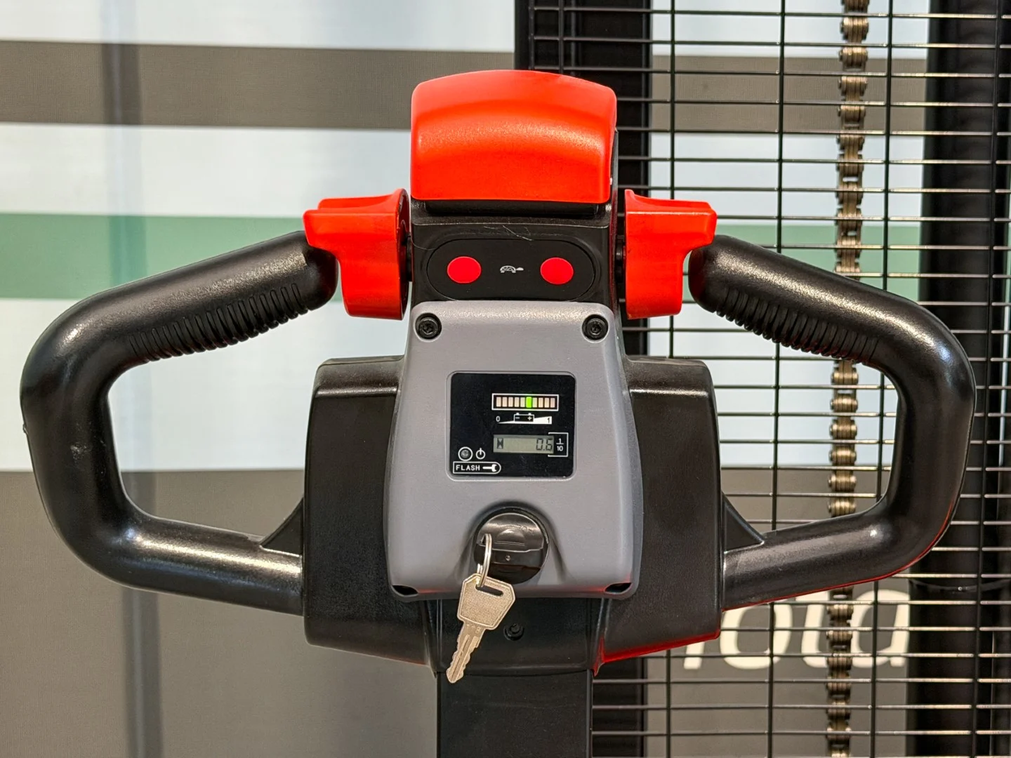 close up van stapelaar ds3 handvat