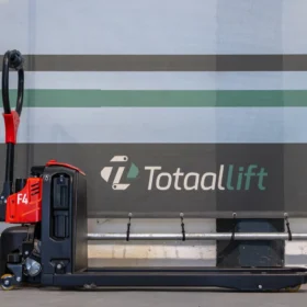 zijaanzicht van ep palletwagen