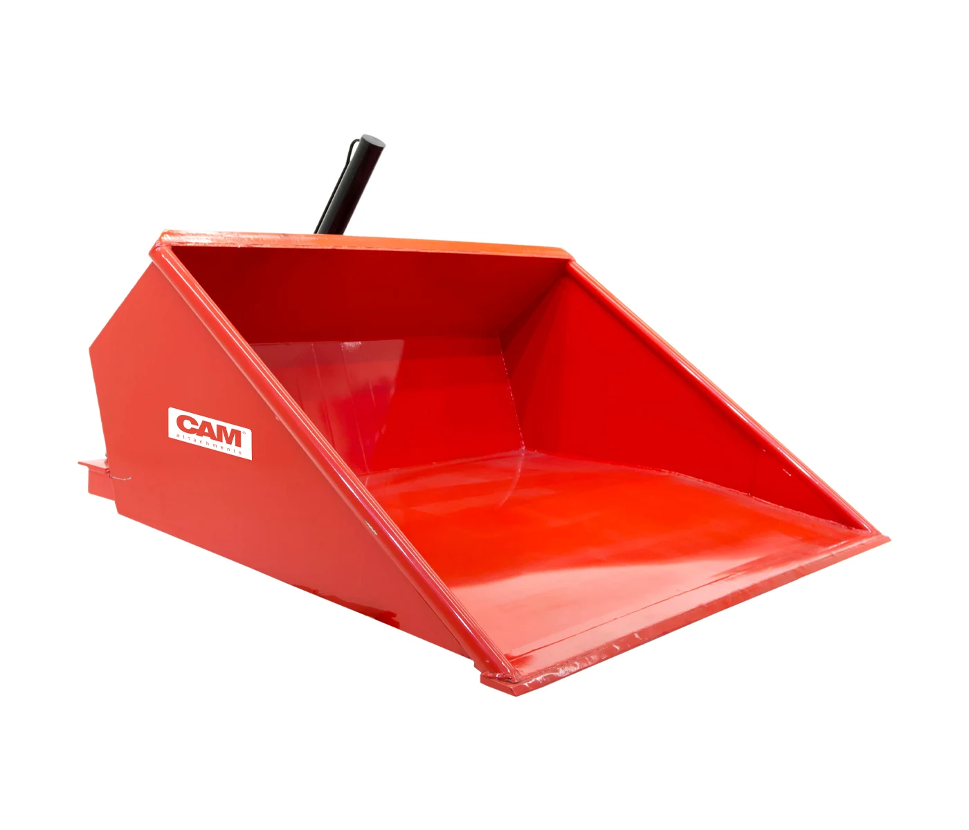 schepbak rood met witte achtergrond
